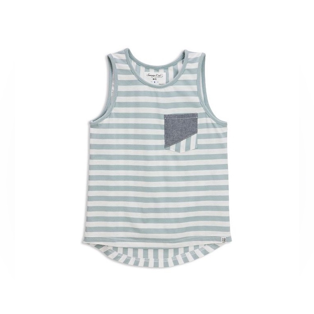 Sovereign Code Yield Striped Boys Tank NEW